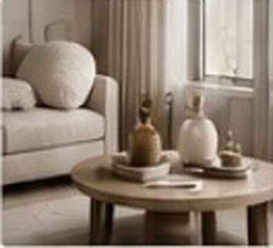 Salon propre et lumineux