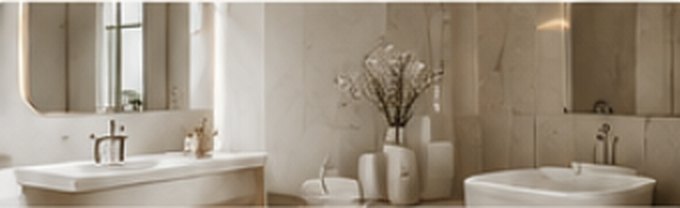 Salle de bain lumineuse et impeccable